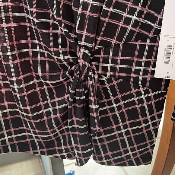 Liz Claiborne Plaid Blouse - Picture 5 of 7